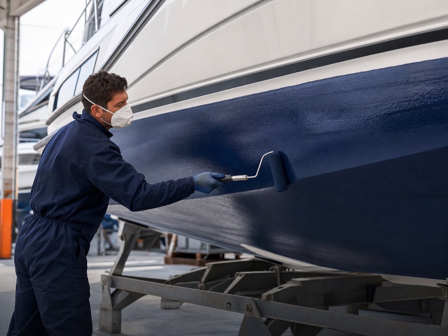 Antifouling e pintura